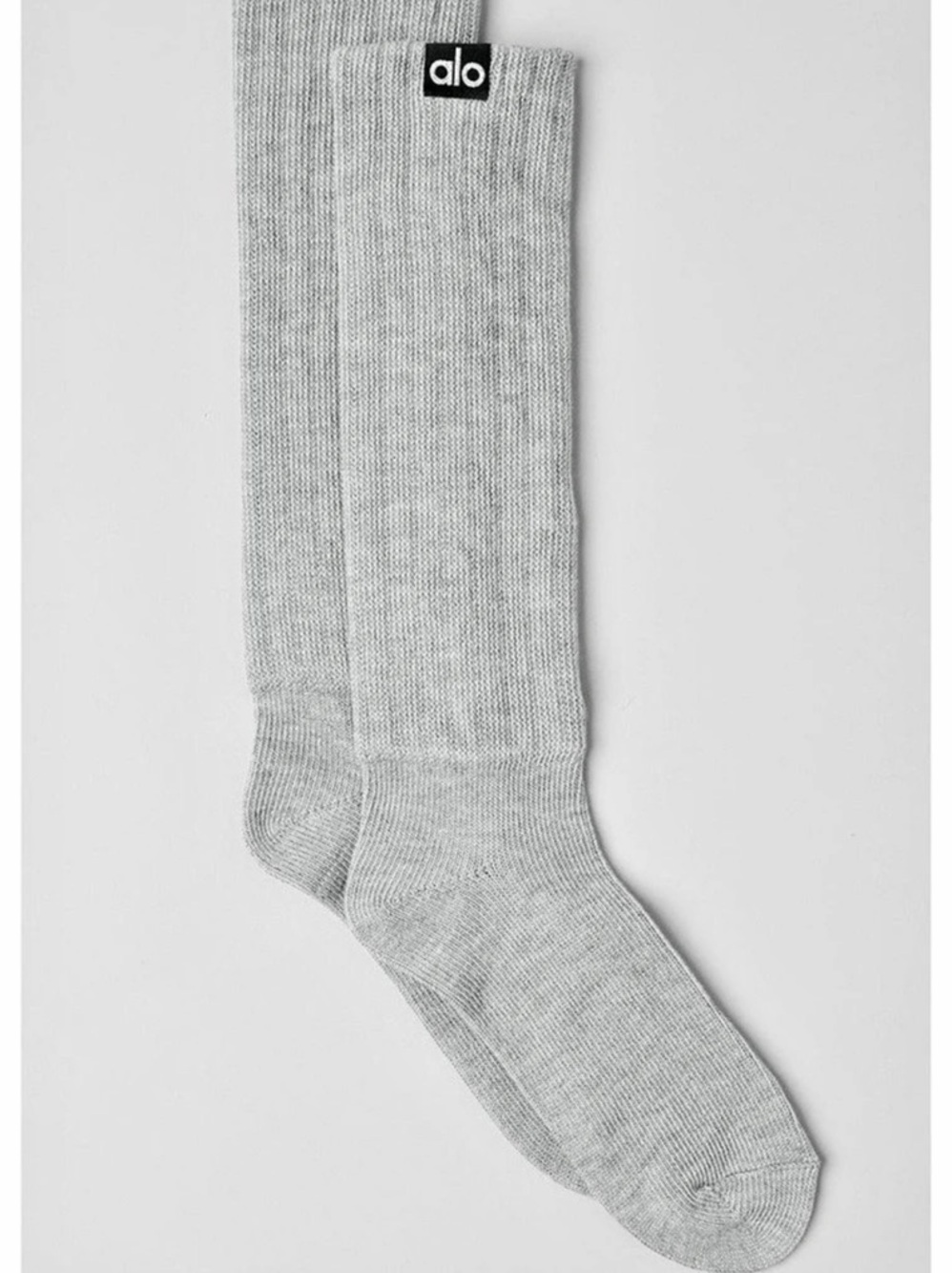 Alo Scrunch Sock Athletic Scrunch Socks in Gray Brand New in packaging